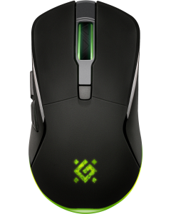 Миша беспроводная Defender Demon GM-534, 6 кнопок, 2.4G, 3200dpi, 500мАч Черная (Black)