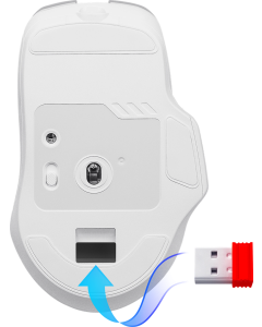 Миша бездротова Defender Astro Elite GM-056,7кн,2.4G,3200dpi,500мАч Біла (White)