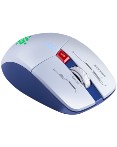 Миша бездротова Defender Tisa GM-126 ,LED,7D,2.4+BT,1600dpi Біла (White Blue)