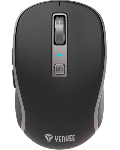 Миша бездротова YENKEE YMS 2085BK NOBLE (2.4G+Bluetooth) Чорна (Black)