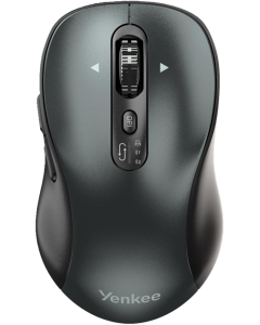 Миша бездротова YENKEE 2010BK GYRO (2.4G+Bluetooth) Чорна (Black)