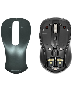 Миша бездротова YENKEE 2010BK GYRO (2.4G+Bluetooth) Чорна (Black)