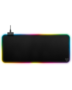 Килимок для миші YENKEE YPM 3006 Gaming RGB pad WARP з підсвіткою Чорний (Black)