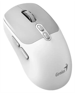 Мышь беспроводная Genius NX-8080S Silent 7-клавиш Bluetooth Серая (серо-белая)