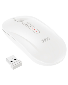 Миша бездротова XO M13 Silent Off (2.4G+Bluetooth) Біла (White)