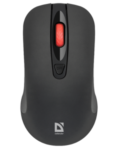 Миша беспроводная Defender Nexus MS-195 Черная (Black)