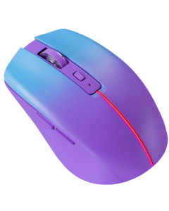 Миша бездротова Defender Mystery MM-301 LED  (2.4G+Bluetooth) Фіолетова (Purple)