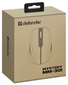 Миша бездротова Defender Mystery MM-301 LED  (2.4G+Bluetooth) Фіолетова (Purple)