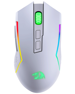 Миша бездротова ігрова Redragon Trident RGB/,8000dpi, (2.4G+Bluetooth) Біла (White)