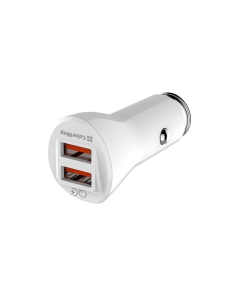 Автомобільний зарядний пристрій ColorWay (2USBх3А, 36W) QC3.0 (CW-CHA011Q-WT) Білий (White)