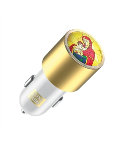 Автомобільний зарядний пристрій Luxe Cube Guardian М 2USB 3.4А (8889998698480) Білий (White)