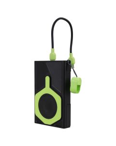 PowerBank 10000 mAh Hoco DB83 Magnetic Wireless 22,5W+PD20W Чорний (Black/Green)