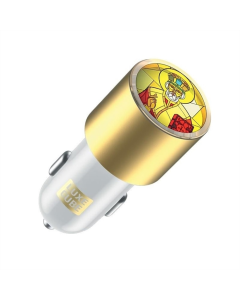 Автомобільний зарядний пристрій Luxe Cube Guardian N 2USB 3.4А (8889998898484) Білий (White)