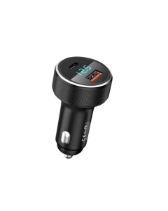 Автомобільний зарядний пристрій Remax RCC-215 Salo (2xUSB, 4.5A) (6972174159294) Чорний (Black)