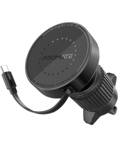 Автомобільний зарядний пристрій Promate Magdrive-r Чорний (Black)