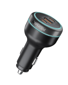 Автомобільний зарядний пристрій Promate PowerDrive-230 230W Чорний (Black)