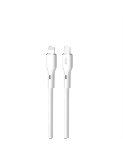 USB кабель XO NBQ231A Rock Series Type-C to Lightning - 27W - 1м Білий (White)