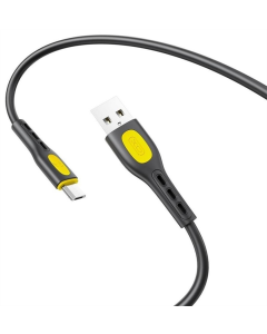 USB кабель XO NB280 Jian Yan Series USB-A to Micro - 1м Чорний (Black)