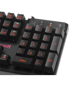 Клавіатура Redragon Yaksa K505 AntiGhost Usb Чорна (Black)