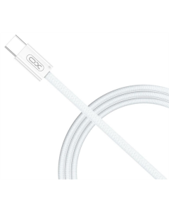 USB кабель XO NBQ260B High-fashion Series Type-C to Type-C - 60W - 1.5м Білий (White)