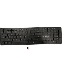 Клавіатура бездротова Defender Comfort MT 2.4 GHz Чорна (Black)
