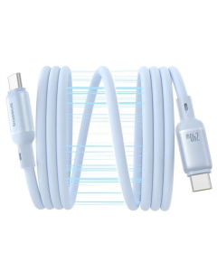 USB-кабель Baseus PicoGo Magnetic Liquid Silicone Type-C to Type-C 240W (1м) Синий (Галактический синий)