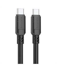 USB-кабель Borofone BX81 Type-C to Type-C 60W (1м) Черный (Black)