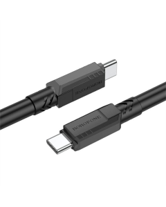 USB-кабель Borofone BX81 Type-C to Type-C 60W (1м) Черный (Black)