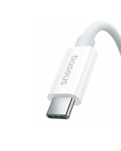 USB-кабель Baseus Superior 2 USB4 Full-Function Type-C to Type-C 240W (1.8м) Белый (Moon White)