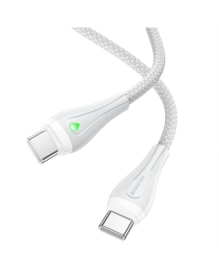 USB-кабель Borofone BX100 Advantage 60W Type-C to Type-C (1м) Серый (Gray)