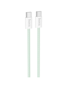 USB-кабель Hoco X104 Source 60W Type-C to Type-C (1м) Зеленый (Green)