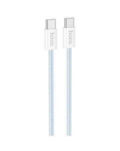 USB-кабель Hoco X104 Source 60W Type-C to Type-C (1м) Синий (Blue)