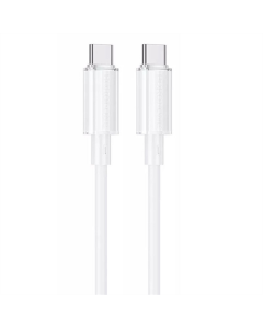 USB-кабель Borofone BX112 Lemon Type-C to Type-C 60W (1м) Белый (White)