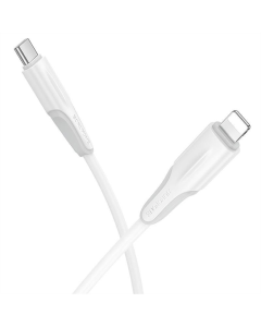 USB-кабель Borofone BX119 New Type-C to Lightning 27W (1м) Белый (White)