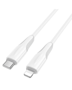 USB-кабель Borofone BX119 New Type-C to Lightning 27W (1м) Белый (White)