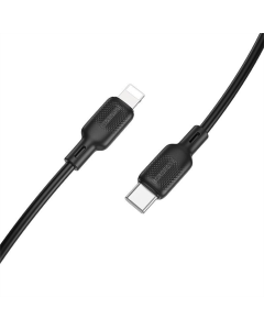 USB-кабель Borofone BX113 Lenny Type-C to Lightning 27W (3м) Черный (Black)