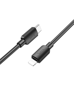 USB кабель Hoco X96 Hyper Type-C to Lightning 20W (1м) Чорний (Black)
