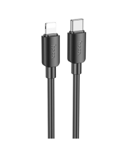 USB кабель Hoco X96 Hyper Type-C to Lightning 20W (1м) Чорний (Black)