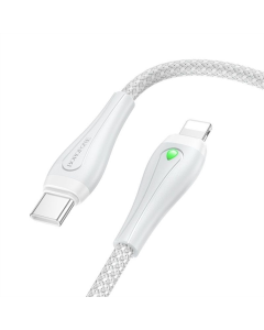 USB-кабель Borofone BX100 Advantage 27W Type-C to Lightning (1м) Серый (Gray)