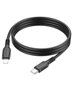 USB кабель Borofone BX80 Succeed Type-C to Lightning 20W (1м) Чорний (Black)