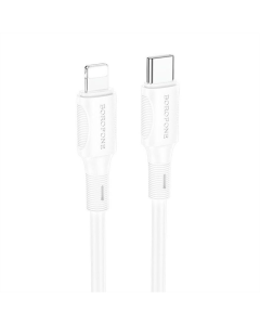 USB-кабель Borofone BX80 Succeed Type-C to Lightning 20W (1м) Белый (White)