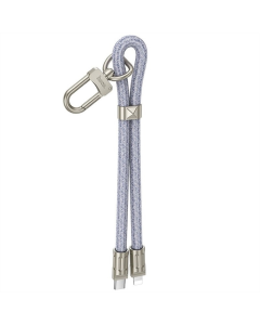 USB кабель Hoco GH5 Elegant Type-C to Lightning (0.21м) Синій (Denim Blue)