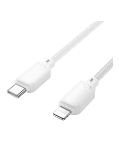 USB-кабель Hoco X113 Beneficio Type-C to Lightning (1м) Белый (White)