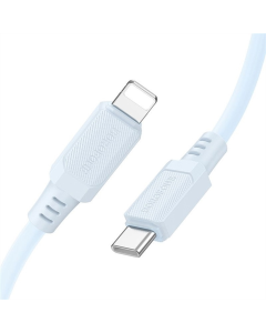 USB-кабель Borofone BX115 Lotto Type-C to Lightning 27W (1м) Синий (Blue)