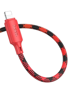 USB-кабель Hoco X116 Meridian Type-C to Lightning 27W (1м) Красный (Градиент Красный Микс)