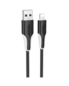 USB-кабель Borofone BX119 New USB к Lightning 2.4A (1м) Черный (Black)