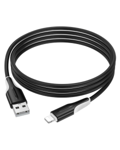 USB-кабель Borofone BX119 New USB к Lightning 2.4A (1м) Черный (Black)
