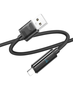 USB кабель Hoco U127 Power USB to Lightning (1.2м) Чорний (Black)