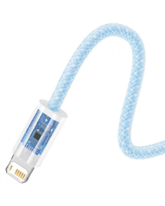 USB кабель Baseus Dynamic Series USB to Lightning 2.4A (1м) Синій (Blue)