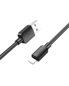 USB-кабель Hoco X96 Hyper USB to Lightning 12W (0.25м) Черный (Black)